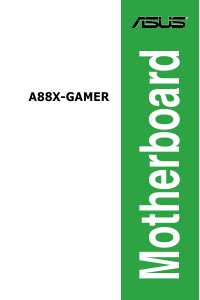 Manual Asus A88X-GAMER Motherboard