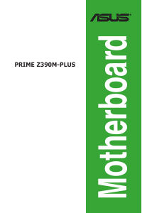 説明書 エイスース PRIME Z390M-PLUS マザーボード