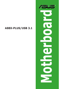 Bedienungsanleitung Asus A88X-PLUS/USB 3.1 Hauptplatine