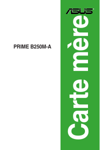 Mode d’emploi Asus PRIME B250M-A/CSM Carte mère