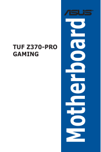 Manual Asus TUF Z370-PRO GAMING Motherboard