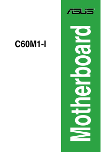 Manual Asus C60M1-I Motherboard