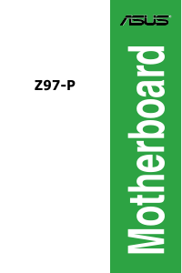 Handleiding Asus Z97-P Moederbord
