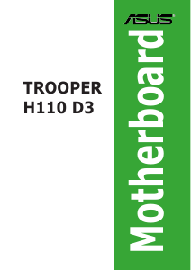 Bedienungsanleitung Asus TROOPER H110 D3 Hauptplatine