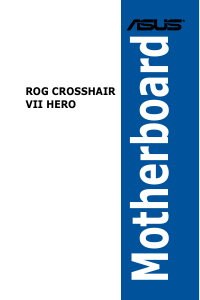 Manual Asus ROG CROSSHAIR VII HERO Motherboard
