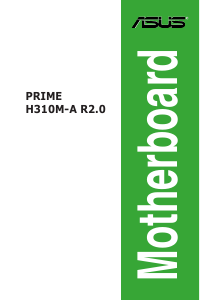 説明書 エイスース PRIME H310M-A R2.0 マザーボード