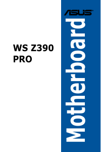 Manual Asus WS Z390 PRO Motherboard