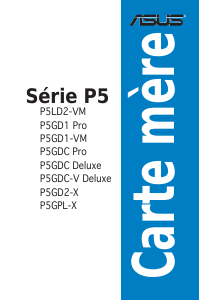 Mode d’emploi Asus P5GPL-X Carte mère