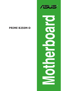Manual Asus PRIME B250M-D Motherboard