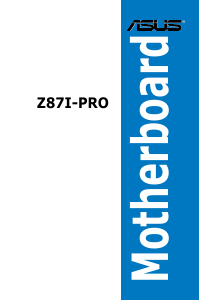 説明書 エイスース Z87I-PRO マザーボード