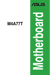 Manual Asus M4A77T Motherboard