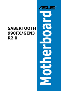 Manual Asus SABERTOOTH 990FX/GEN3 R2.0 Motherboard