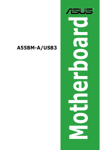 Manual Asus A55BM-A/USB3 Motherboard