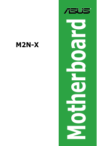 Handleiding Asus M2N-X Moederbord