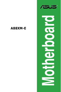 Handleiding Asus A88XM-E Moederbord