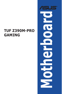 Bedienungsanleitung Asus TUF Z390M-PRO GAMING Hauptplatine