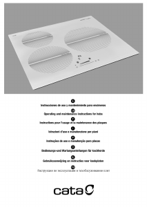 Mode d’emploi Cata ISB 603 WH Table de cuisson