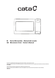 Manual de uso Cata MC 25 GTC BK Microondas