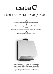 Manual Cata Professional 750 Exaustor