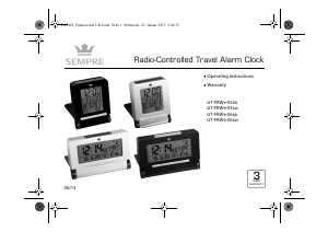 Manual Sempre GT-FRWe-06sb Alarm Clock