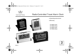 Manual Sempre GT-FRWe-06sw Alarm Clock