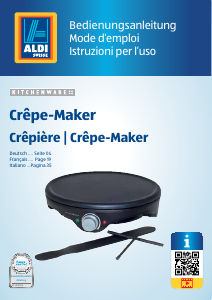 Manuale Kitchenware GT-CPM-02-CH Crepiera