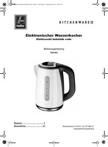 Bedienungsanleitung Kitchenware GT-WKe-01 Wasserkocher