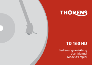 Handleiding Thorens TD 160 HD Platenspeler