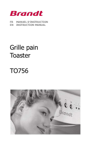 Manual Brandt TO756 Toaster