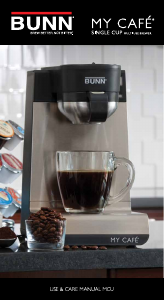 Manual Bunn MCU My Cafe Coffee Machine