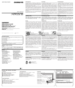 Manual de uso Shimano Sustain 1000FB Carrete de pesca