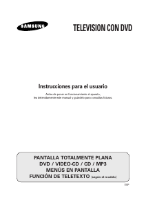 Manual de uso Samsung DW21G6VD3 Televisor