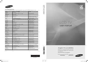 Kullanım kılavuzu Samsung LE19C430C4W LCD televizyon