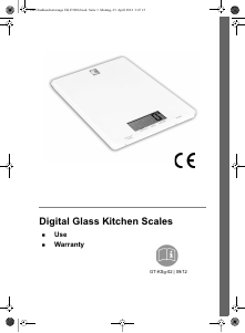 Manual Kitchen Collection GT-KSg-02 Kitchen Scale