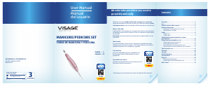Manual de uso Visage GT-MP-03-us Set de manicura-pedicura