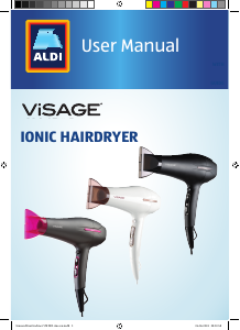 Manual Visage GT-HDi-09-UK Hair Dryer