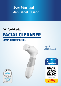 Manual de uso Visage GT-FCr-02 Cepillo de limpieza facial