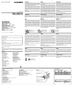 Manual Shimano Symetre 2500FI Fishing Reel