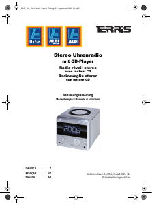 Bedienungsanleitung TERRIS CDR 324 Uhrenradio
