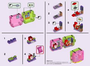 Mode d’emploi Lego set 41408 Friends Le cube de jeu shopping de Mia