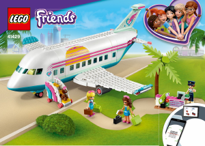 Manuale Lego set 41429 Friends L'aereo di Heartlake City