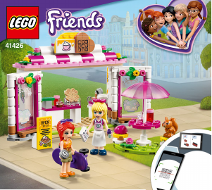 Manuale Lego set 41426 Friends Heartlake City Park Café