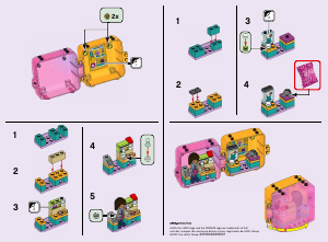 Mode d’emploi Lego set 41405 Friends Le cube de jeu shopping d'Andréa