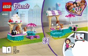 Manuale Lego set 41431 Friends Scatola di mattoncini Heartlake City