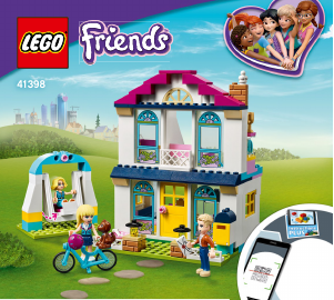 Használati útmutató Lego set 41398 Friends 4+ Stephanie háza