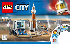 Brugsanvisning Lego set 60228 City Rumraket og affyringscenter