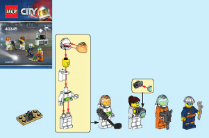 사용 설명서 레고 set 40345 시티 미니피겨 세트 – 레고 시티 2019