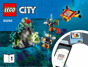 Manual Lego set 60264 City Submarino de Exploração do Oceano
