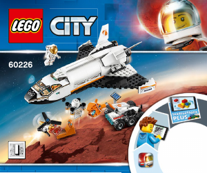 Manuale Lego set 60226 City Shuttle di ricerca su Marte