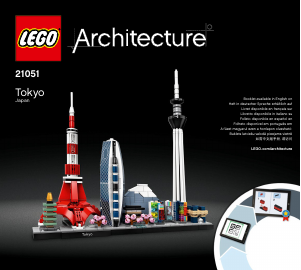 Brugsanvisning Lego set 21051 Architecture Tokyo